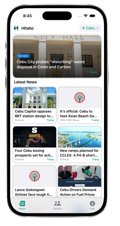 Hitabo app screenshot